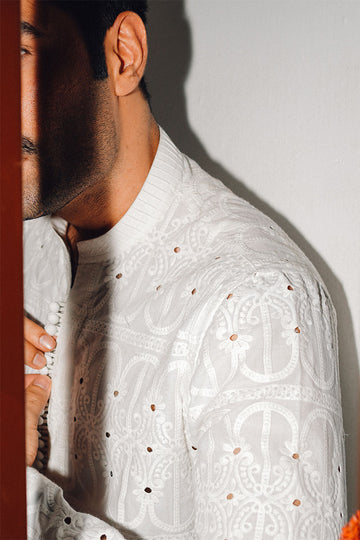 CHIKANKARI KURTA PAJAMA